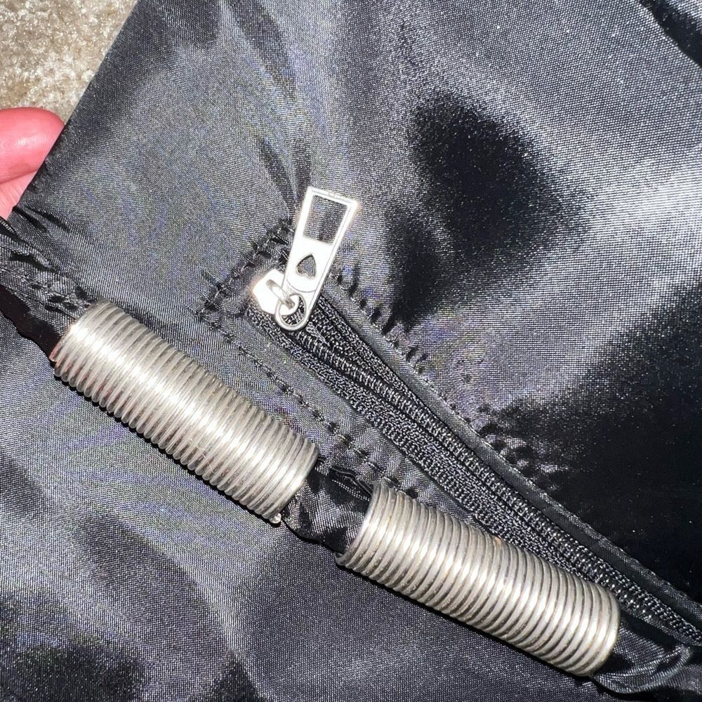 Black Basic Bag With Silver Accent - image 5